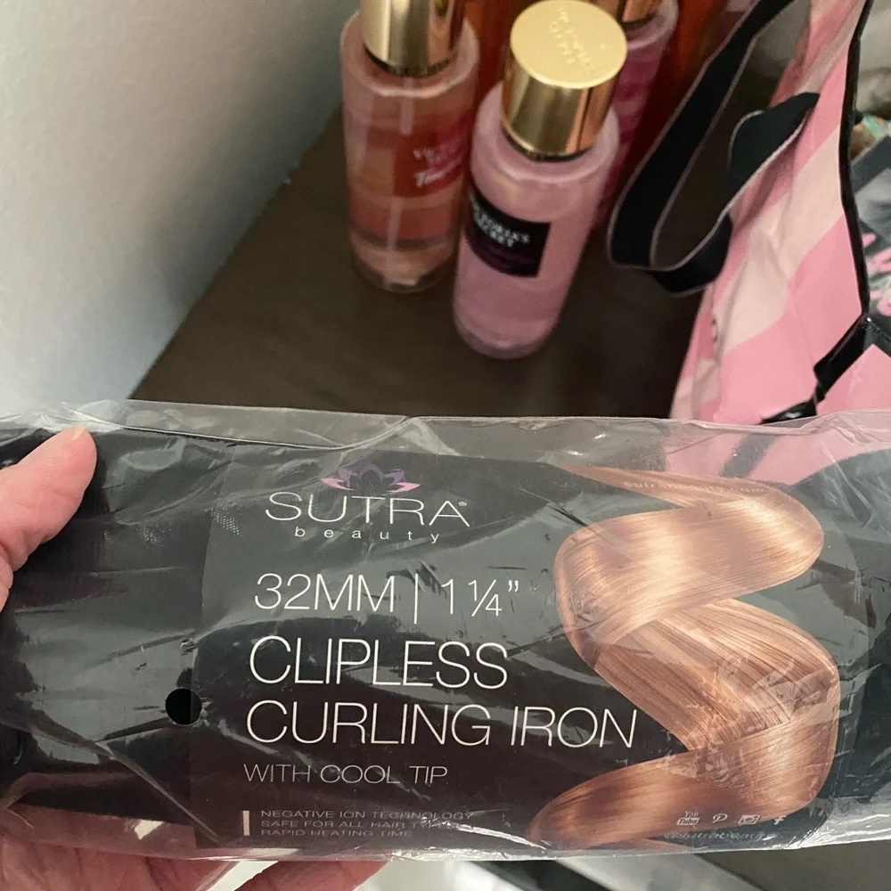 Sutra beauty | Clipless Curling Iron | 32 mm 1 1/4”Cool Tip New